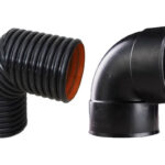 Phân Phối Phụ Kiện Ống Nhựa PE Gân Thành Đôi Bình Minh - Co 90 Gân