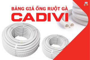 [Giá Bán] Ống Luồn Đàn Hồi PVC  Chính Hãng CADIVI 