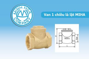 [CẬP NHẬT] Đơn Giá Van 1 Chiều Lá Lật MIHA - Van Đồng Minh Hòa