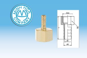 [Cập Nhật Giá] Nối Nhanh Ống Mềm Ren Trong - Phụ Kiện Đồng Minh Hòa