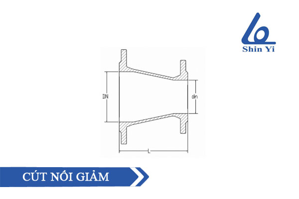 Cấu tạo cút nối giảm thương hiệu Shinyi