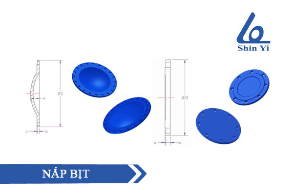 Cấu tạo nắp bịt thương hiệu Shinyi