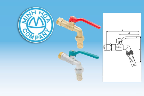 [CẬP NHẬT] Đơn Giá Vòi Vườn Đồng Tay Nhôm MIHA - Minh Hòa