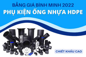 Tổng hợp Đơn Giá Phụ Kiện Ống Nhựa HDPE Bình Minh 2022