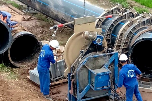 Đại lý ống nhựa Hoa Sen cung cấp cho một dự án thi công tại quận Tân Phú, tp.HCM.