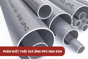 Phân biệt thật giả ống nhựa PVC Hoa Sen