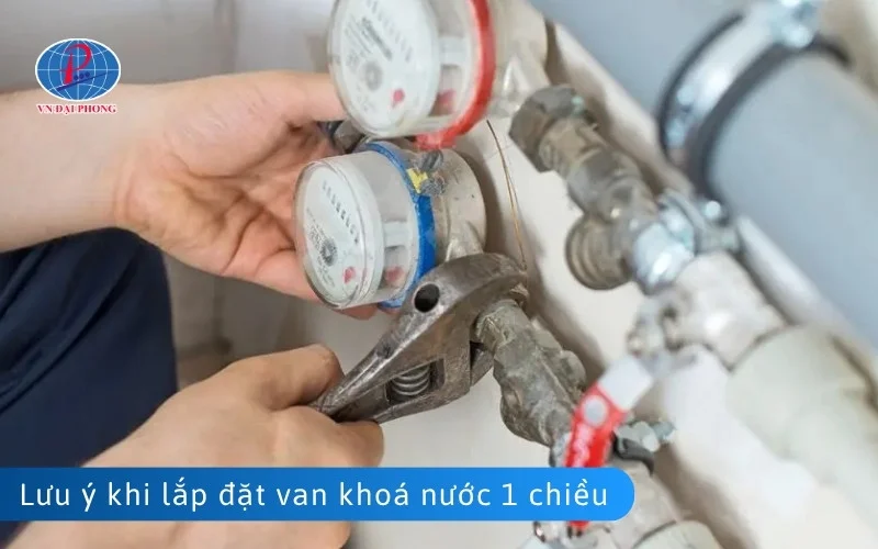 Lưu ý lắp van 1 chiều cho bồn nước