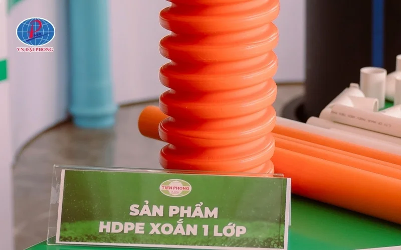 Ống nhựa HDPE gân xoắn 1 lớp