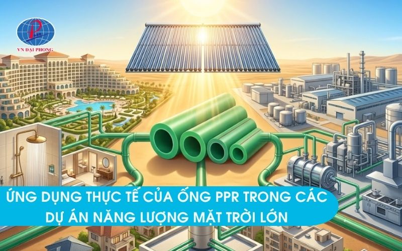 Ứng dụng thực tế của ống PPR trong các dự án năng lượng mặt trời lớn